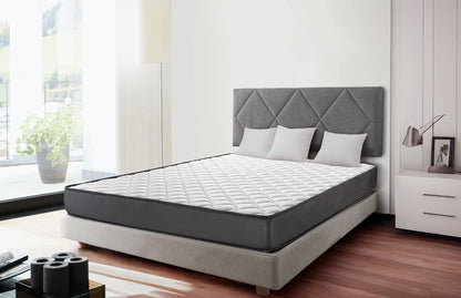 Baviera Basic Range double Mattress. viscoelastic supersoft visco. Thickness 18-20cm (135X190CM). double Mattress. 7.5 Inch Deep Sprung double Foam Free Mattress Finished with a Luxurious Soft Cool Touch