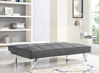 Folding 3-Seater Sofa Bed Modern Fabric – 3 Stylish Colors