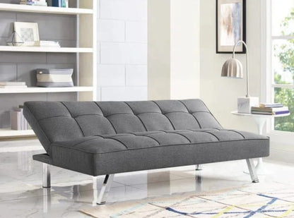 Folding 3-Seater Sofa Bed Modern Fabric – 3 Stylish Colors