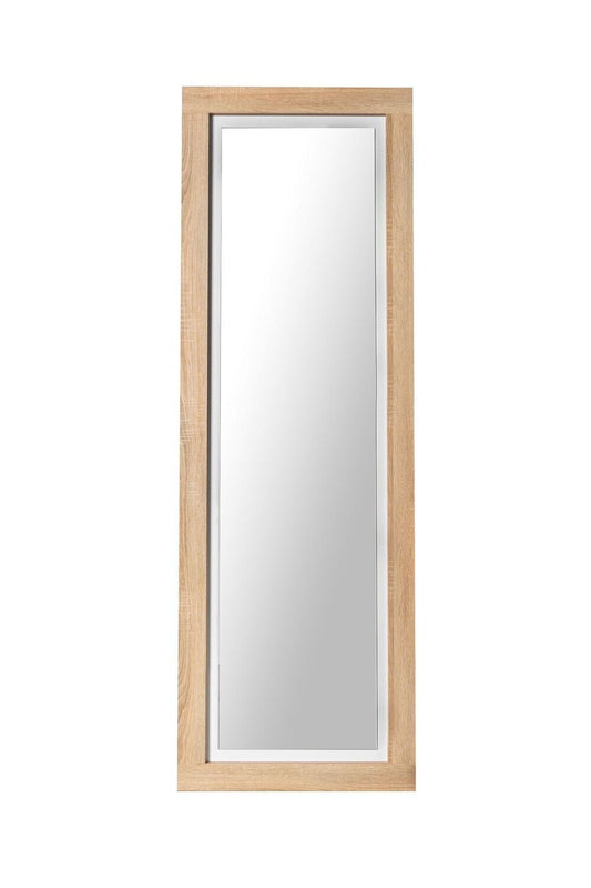 Lara Bedroom or Hall Mirror Natural finish white 180 x 60 cm