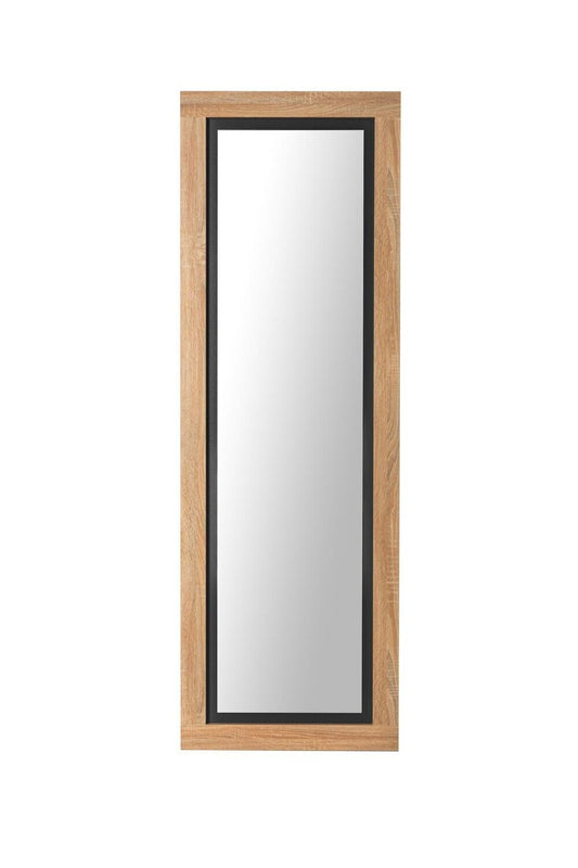 Lara Bedroom or Hall Mirror Natural finish Graphite 180 x 60 cm